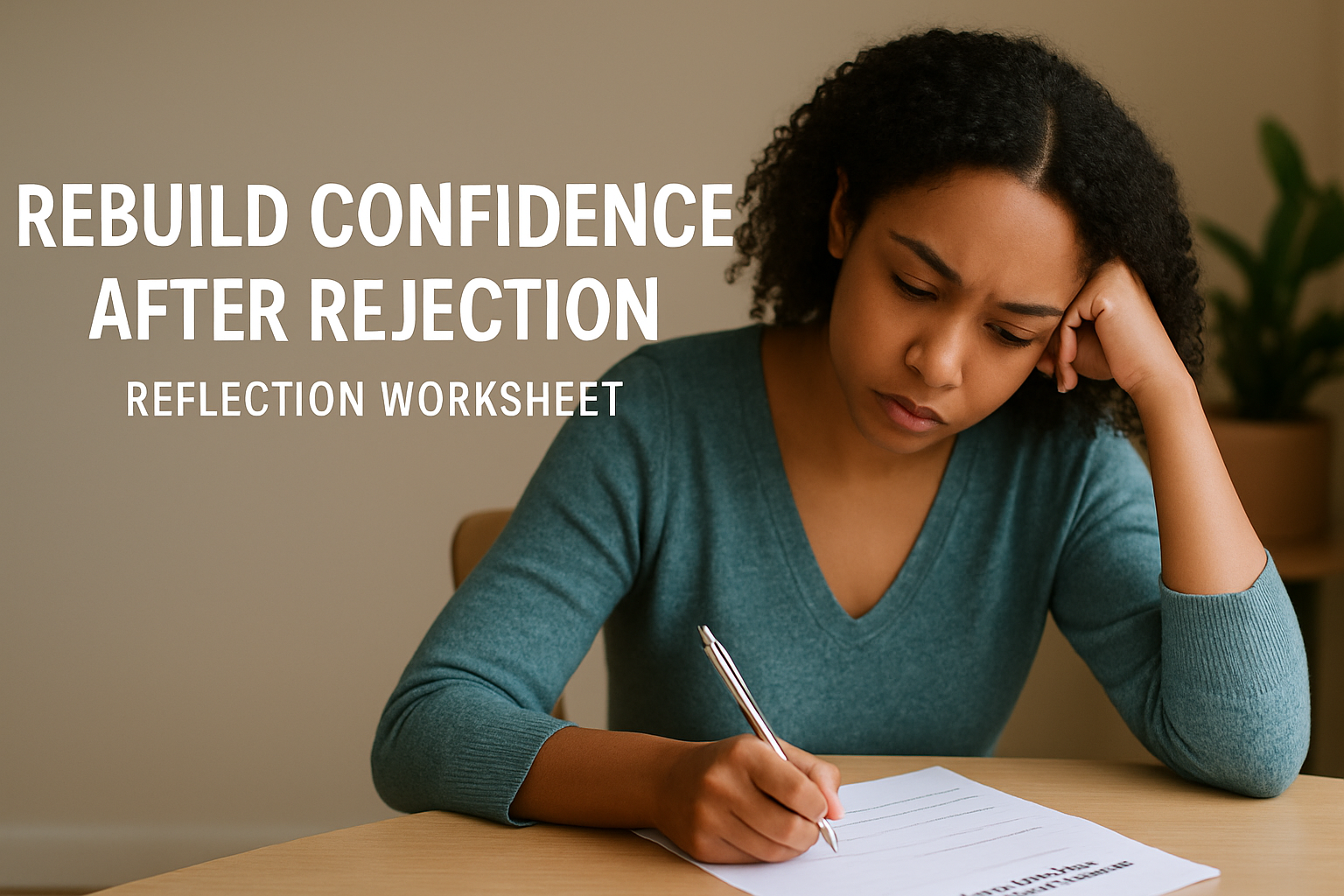 Regain 100% Confidence After Job Rejection [With Worksheet]