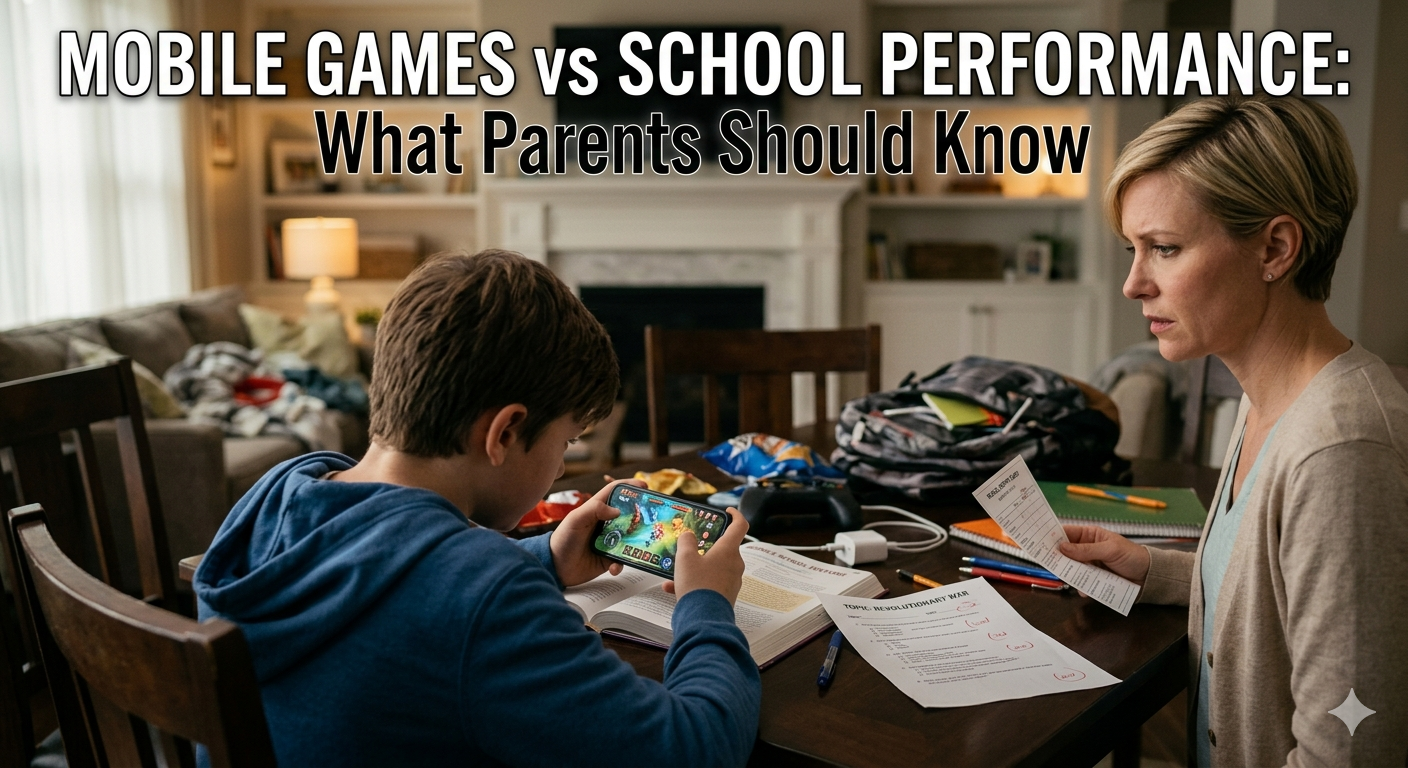 Mobile Games vs School Performance: What Parents Should Know