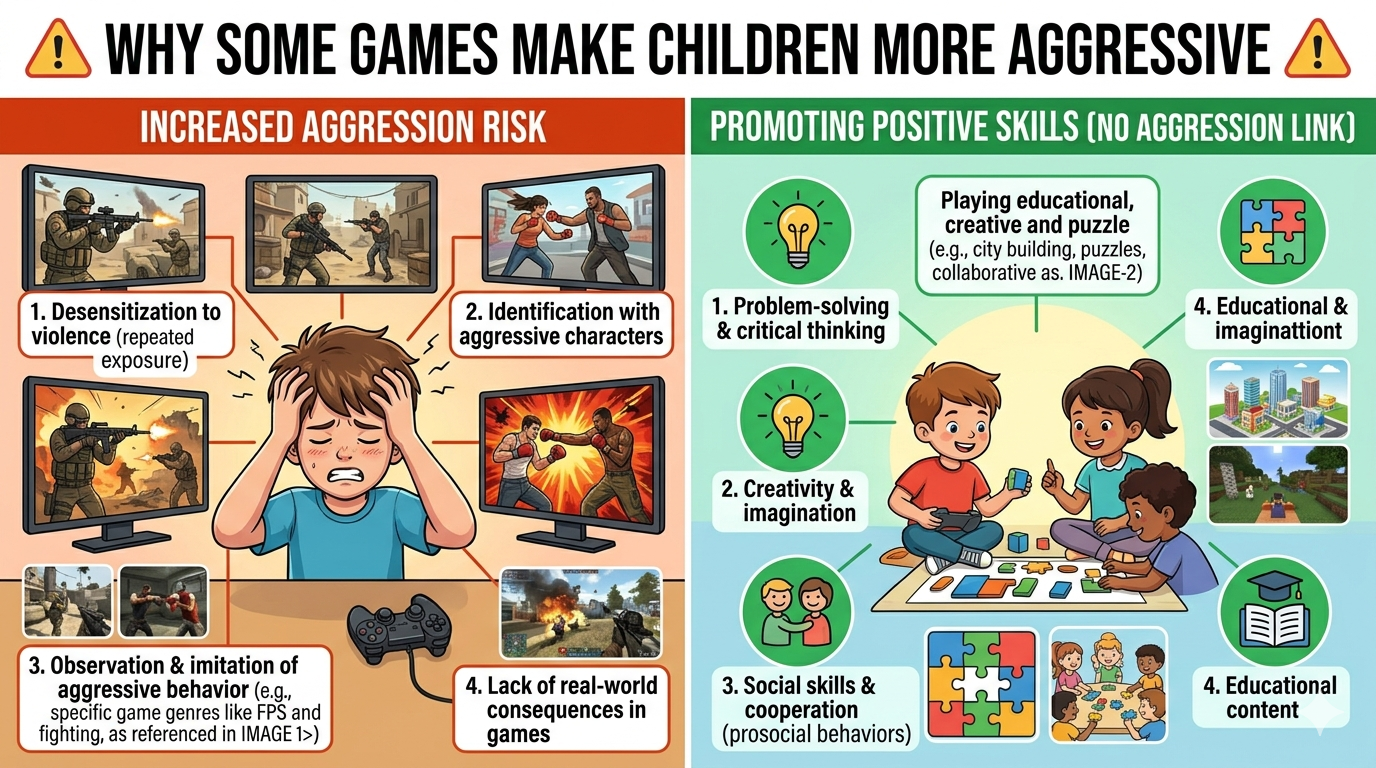 Why Some Games Make Children More Aggressive