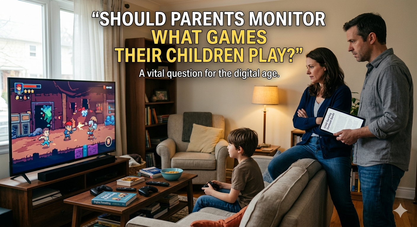 Should Parents Monitor What Games Their Children Play?