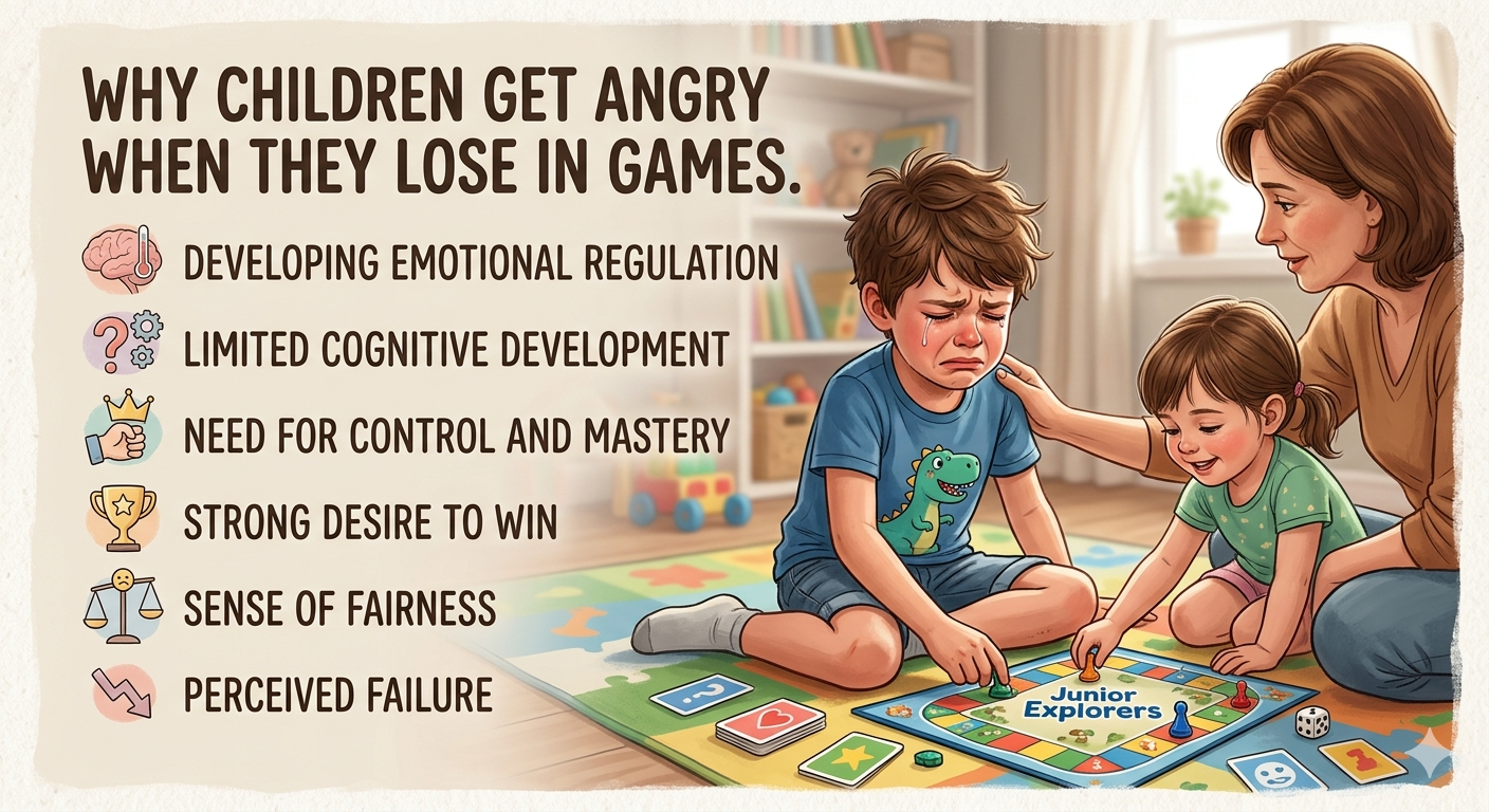 Why Children Get Angry When They Lose in Games