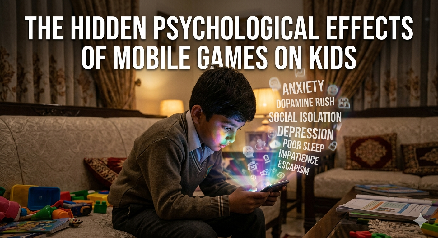 The Hidden Psychological Effects of Mobile Games on Kids