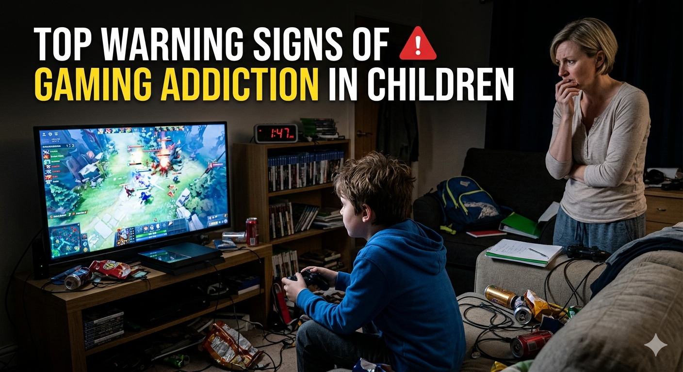 Top Warning Signs of Gaming Addiction in Children