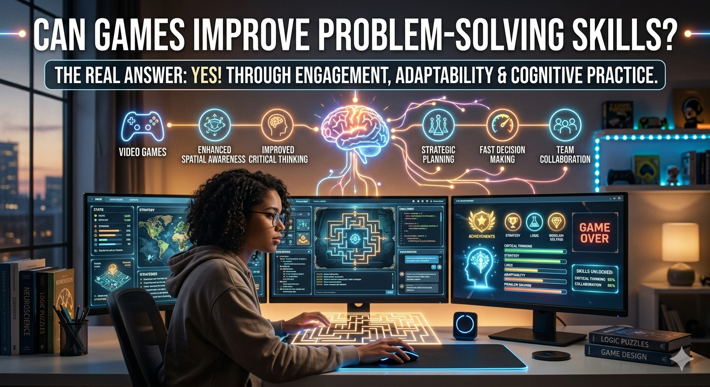 Can Games Improve Problem-Solving Skills? The Real Answer