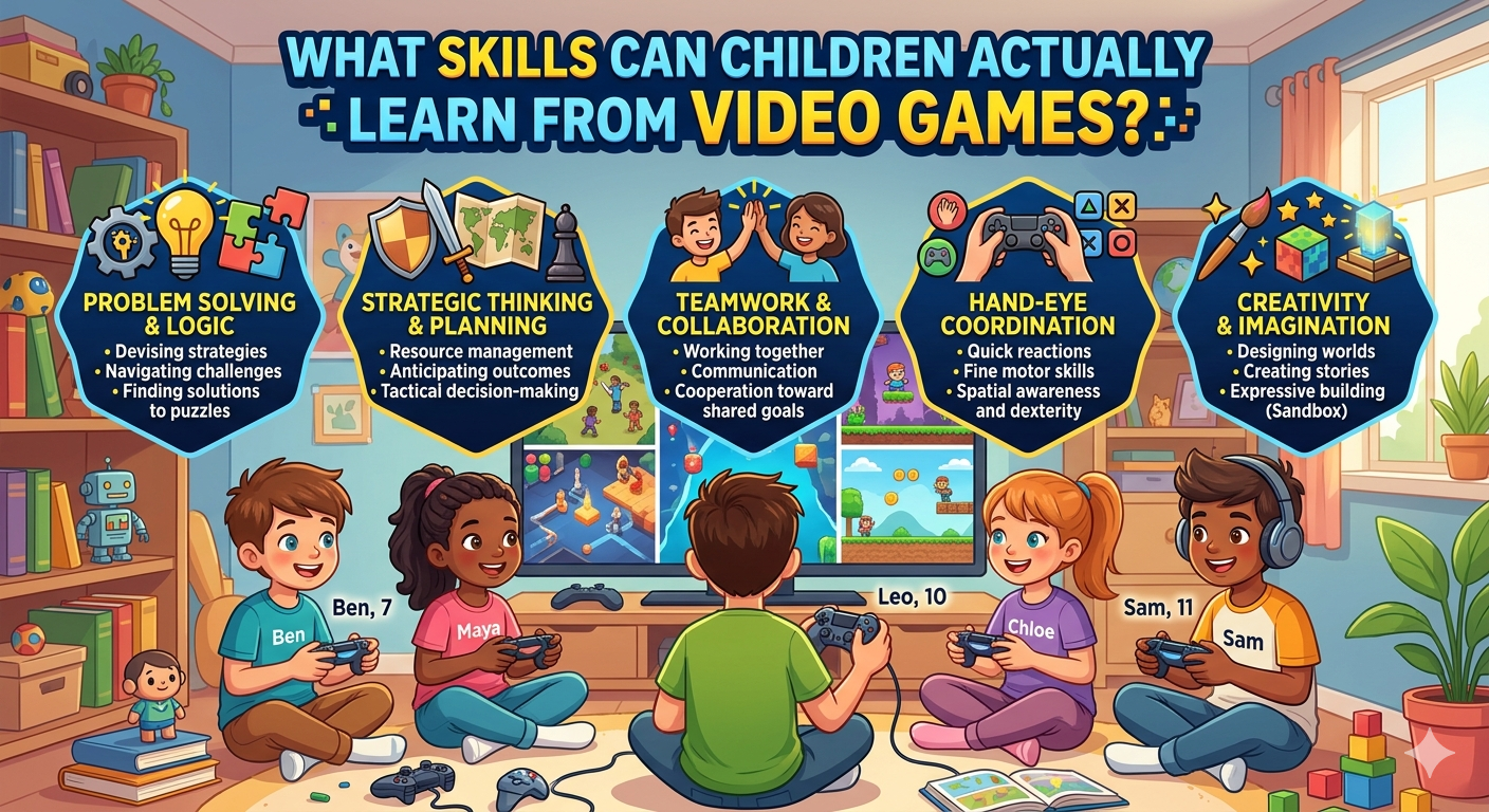 What Skills Can Children Actually Learn from Video Games?